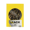 Mack 1020111 - tornillo para aglomerado con cabeza amarilla con 200 piezas 5,0 x 30 mm | 5 piezas