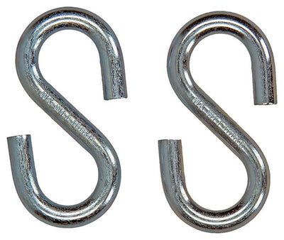 Mack 1008490 - 2 ganci a S aperti 6,0 x 54 zincati | 10 pezzi