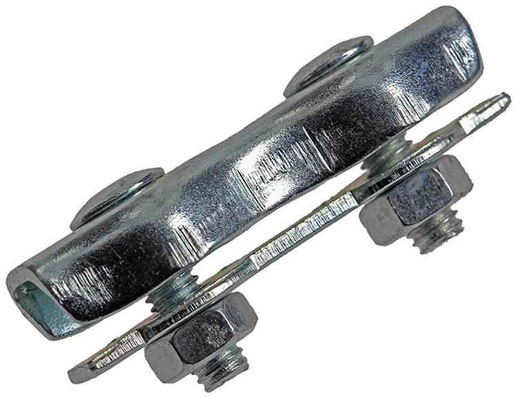 Mack 1008498 - 2 abrazaderas de alambre de acero 3mm dúplex galvanizado | 10 piezas