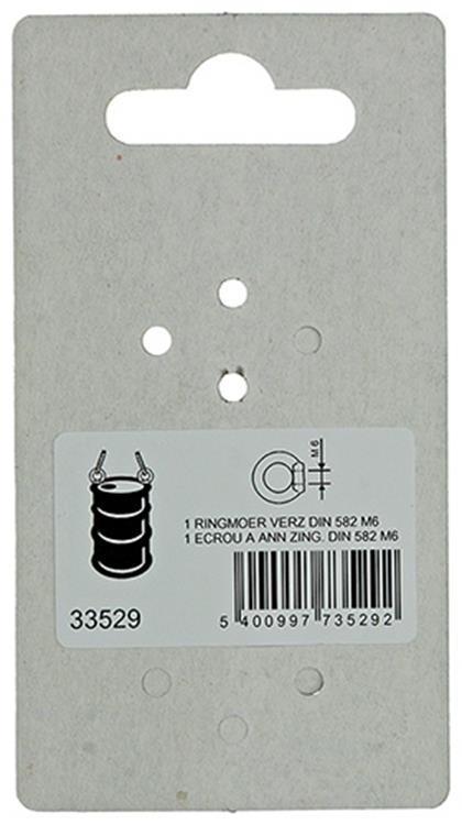 Mack 1008499 - 1 abrazadera DIN 582 m6 galvanizada | 10 piezas