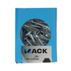 Mack 1020200 - perno para madera + tuerca galvanizada 24 stm6 x 60 mm | 5 piezas