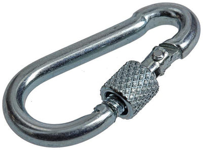 Mack 1008514 - 1 moschettone + cinghia di bloccaggio. 4 x 40 mm zincato | 10 pezzi