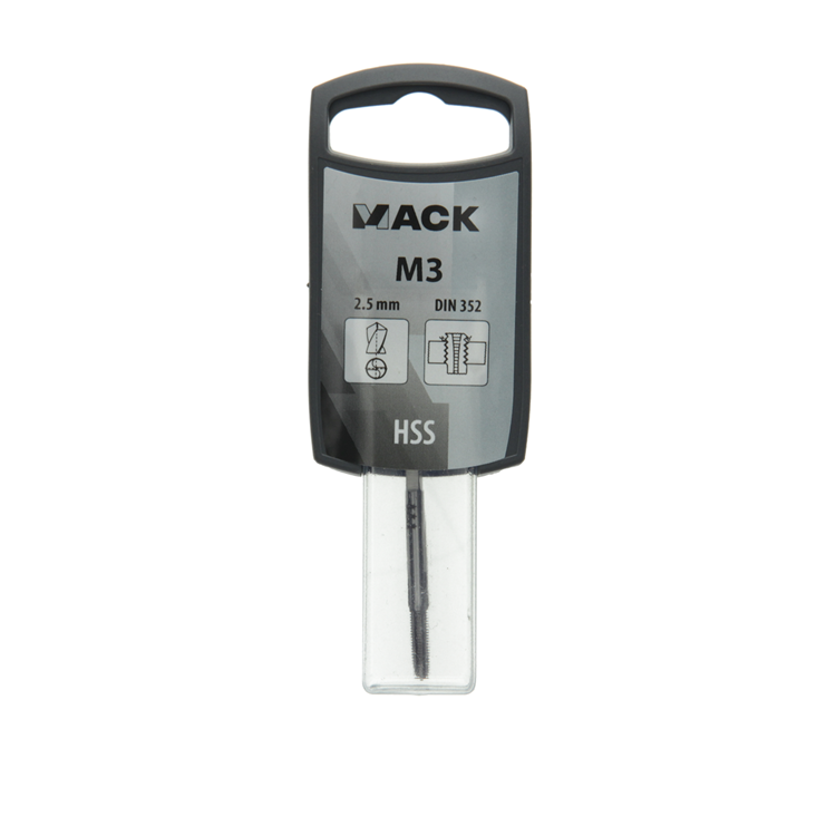 Mack 1018372 - macho de roscar m3 | 3 piezas