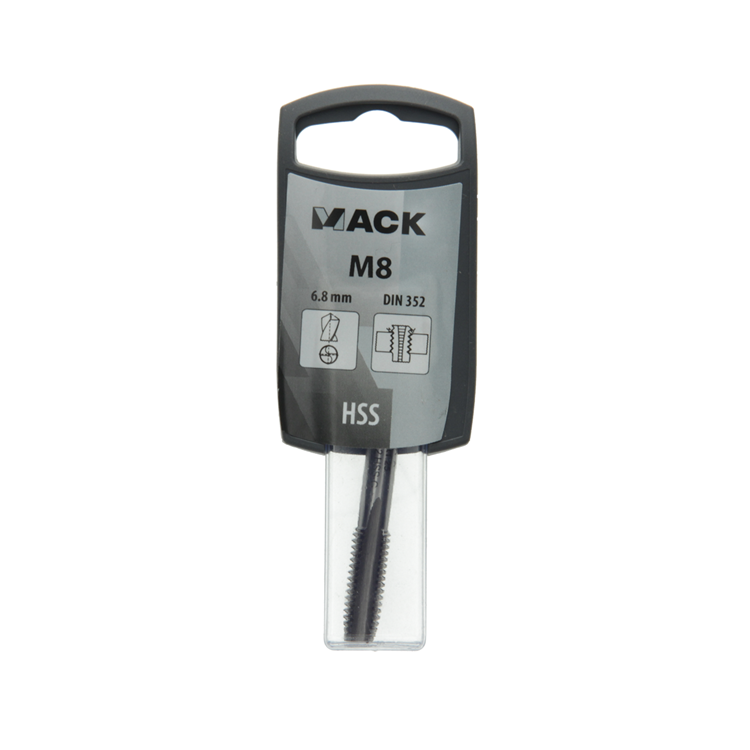Mack 1018376 - macho de roscar m8 | 3 piezas