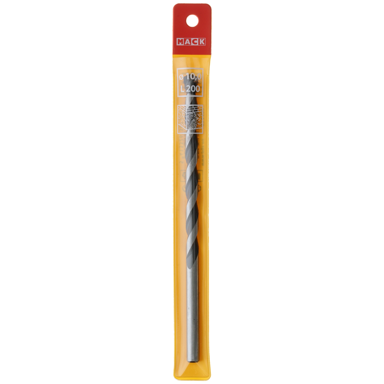 Mack 1018464 - Broca para hormigón DIN 8039 ø 10,0 x 200 mm | 5 piezas