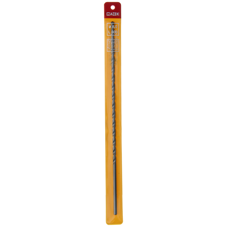 Mack 1018467 - Broca para hormigón DIN 8039 ø 8,0 x 400 mm | 5 piezas