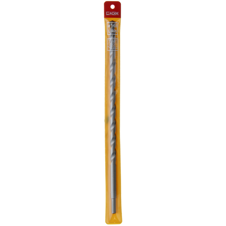 Mack 1018470 - Broca para hormigón DIN 8039 ø 14,0 x 400 mm | 5 piezas