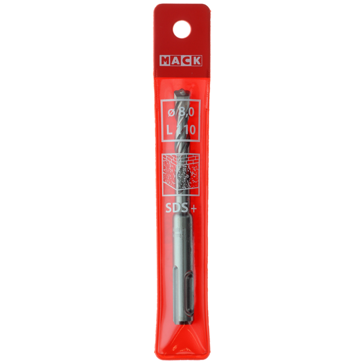 Mack 1018476 - taladro percutor sds + ø 8,0 x 110 mm | 5 piezas