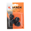 Mack 1047701 - tappo in plastica nero ø 22 mm 4 pz | 6 pezzi