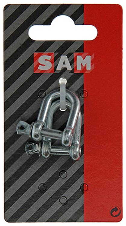 Mack 1008521 - 2 griffe dritte 5mm zincate | 10 pezzi