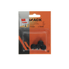 Mack 1047755 - tappo in plastica nero ø 16 mm 4 pz | 6 pezzi