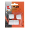 Mack 1047758 - tappo in plastica bianco ø 19 mm 4 pz | 6 pezzi