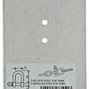 Mack 1008521 - 2 griffe dritte 5mm zincate | 10 pezzi