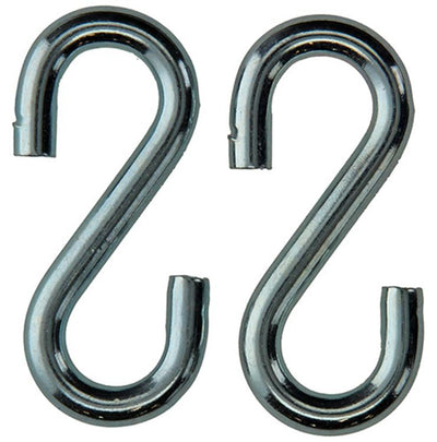 Mack 1008522 - 2 ganci a S aperti 8,0 x 75 mm zincati | 10 pezzi