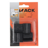 Mack 1047775 - tappo tubo plastica nero ø 20 mm 4 pz | 6 pezzi
