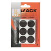 Mack 1047680 - pastiglia in feltro autoadesiva marrone ø 22 mm 12 pz | 12 pezzi