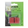 Mack 1047643 - gomma fermaporta + vite rossa 30 x 25 mm 2 pz | 6 pezzi