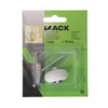 Mack 1047646 - fermaporta con gomma cromata ø 30 mm 1 pz pz | 6 pezzi