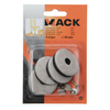 Mack 1048779 - feltro rinforzato + vite marrone ø 40 mm 4 pz | 6 pezzi