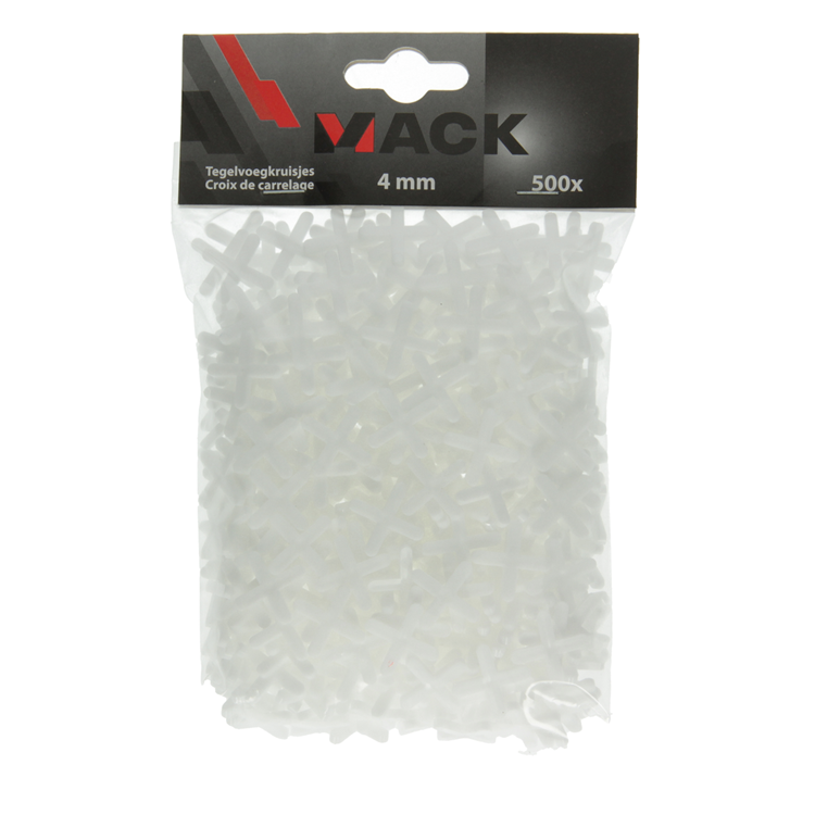 Mack 1066056 - distanziatori per giunti piastrelle 4mm 500pz | 5 pezzi
