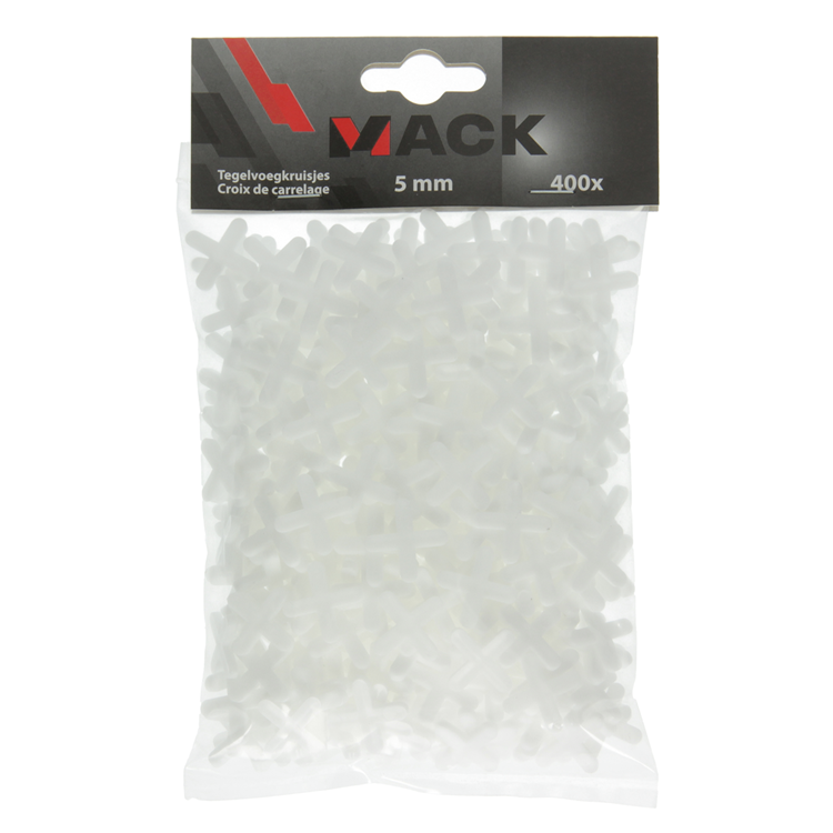 Mack 1066057 - distanziatori per giunti piastrelle 5mm 400pz | 5 pezzi