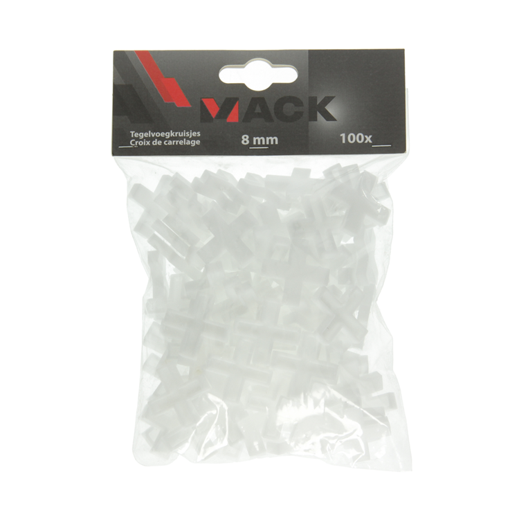 Mack 1066058 - distanziatori per giunti piastrelle 8mm 100pz | 5 pezzi