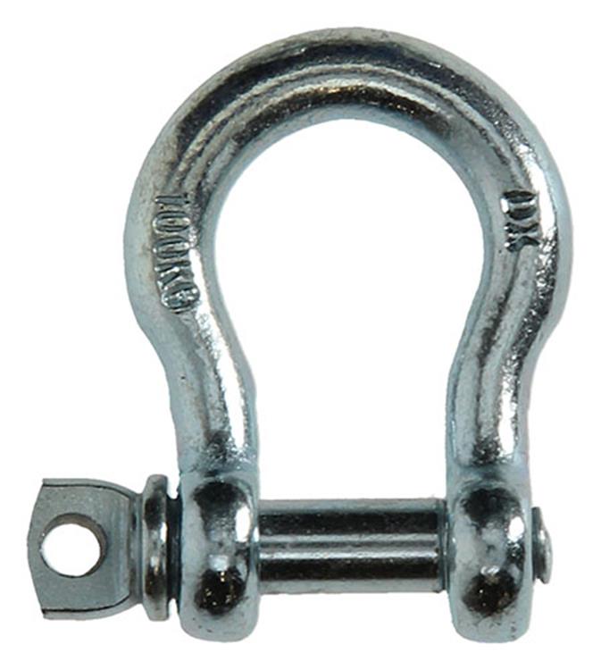 Mack 1008528 - 2 mordazas ovaladas 6mm galvanizadas | 10 piezas