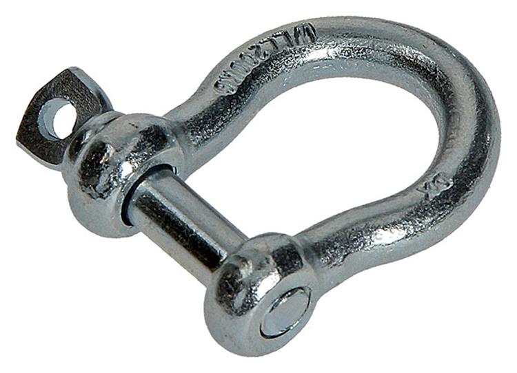 Mack 1008529 - 2 mordazas ovaladas 8mm galvanizadas | 10 piezas