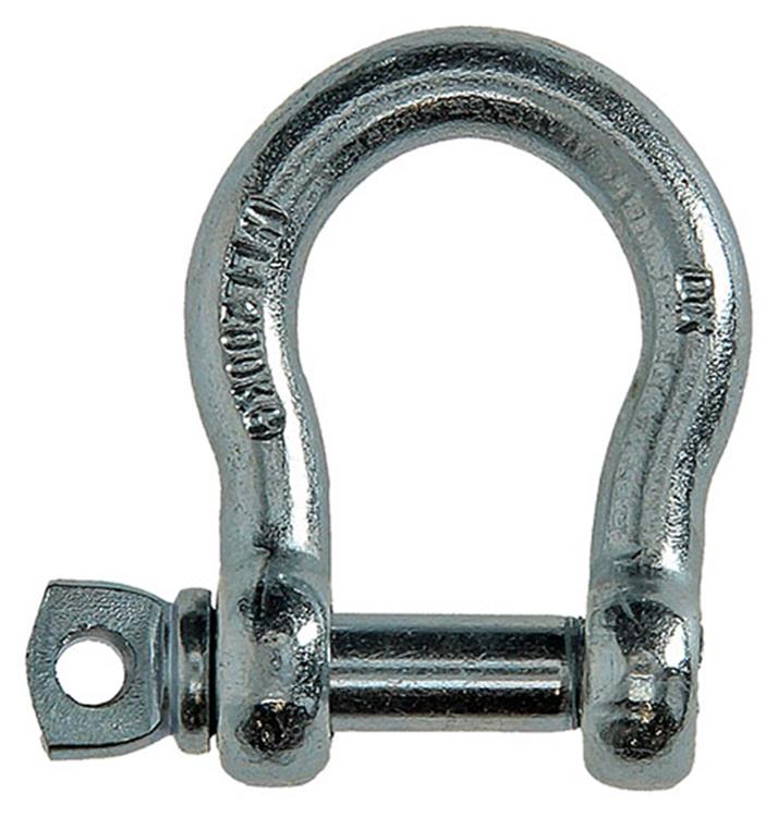 Mack 1008529 - 2 mordazas ovaladas 8mm galvanizadas | 10 piezas