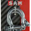 Mack 1008529 - 2 mordazas ovaladas 8mm galvanizadas | 10 piezas