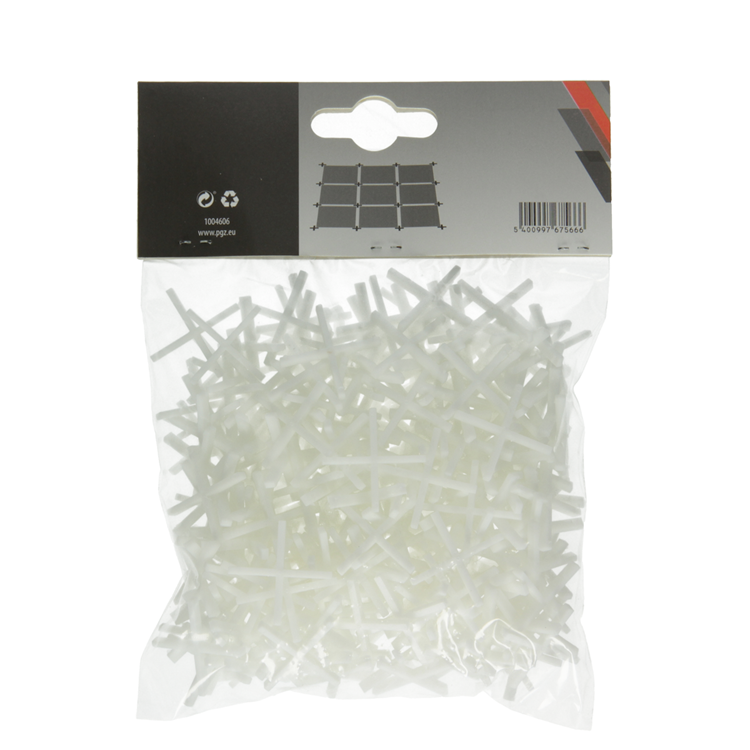 Mack 1004606 - Separadores de juntas de azulejos 2mm 250uds | 10 piezas