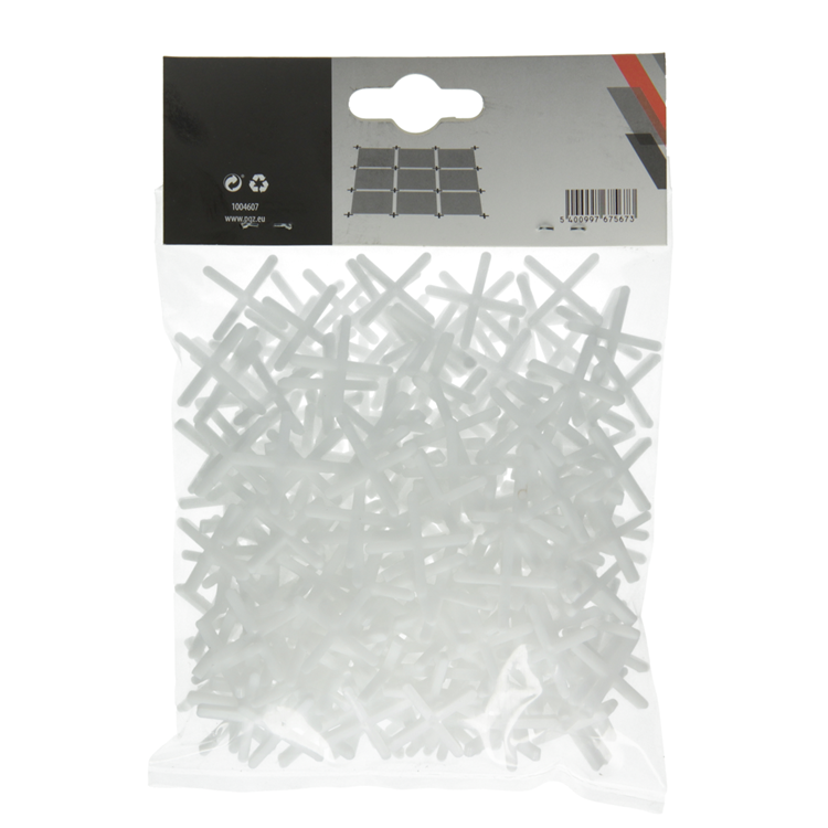 Mack 1004607 - Separadores de juntas de azulejos 3mm 250uds | 10 piezas