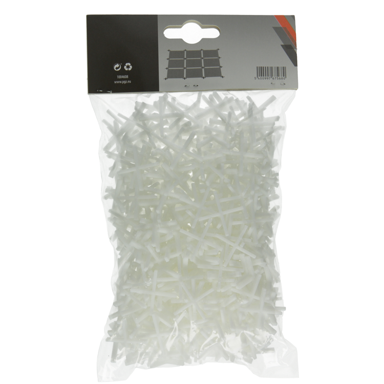 Mack 1004608 - Separadores de juntas de azulejos 2mm 500uds | 10 piezas