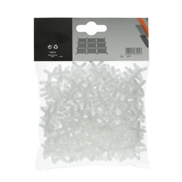 Mack 1004610 - Separadores de juntas de azulejos 4mm 250uds | 10 piezas