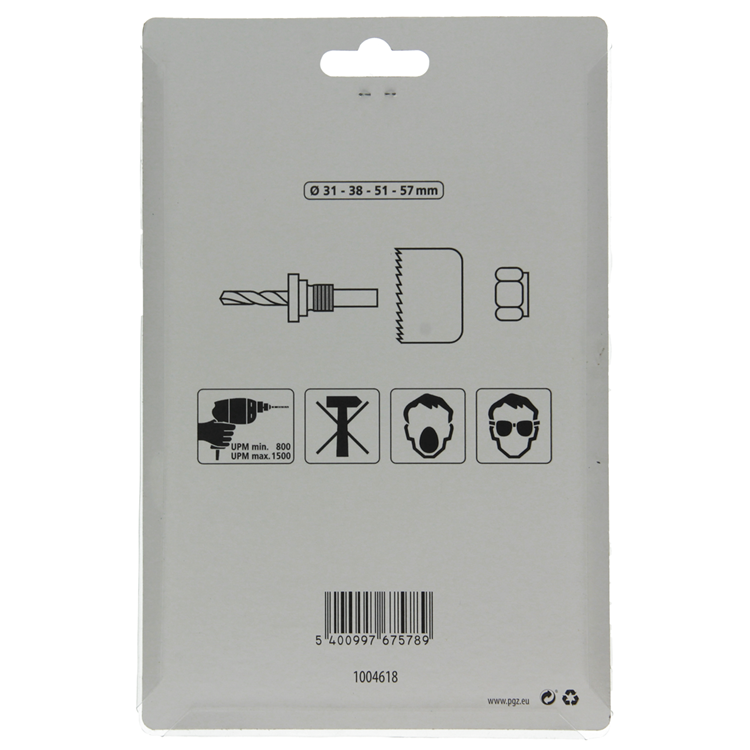 Mack 1004618 - Juego de sierras perforadoras de 5 piezas para piedra y azulejos | 3 piezas