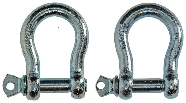 Mack 1008530 - 2 huecos ovalados 10mm galvanizados | 10 piezas