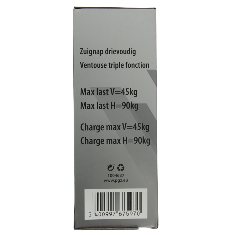 Mack 1004637 - ventosa 3x rojo ø 12cm | 4 piezas