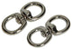 Mack 1008532 - 2 clavos torneados niquelados 20x20mm k | 5 piezas
