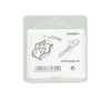 Mack 1006862 - 2 abrazaderas de alambre de acero galvanizado simplex 2mm bl | 5 piezas