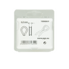 Mack 1006869 - 4 manguitos galvanizados bl 4mm | 5 piezas