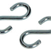 Mack 1008534 - 2 ganchos en S abiertos 4,4 x 40 mm galvanizados | 10 piezas