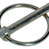 Mack 1008536 - 2 pasadores de bloqueo plegables 6mm galvanizados | 10 piezas