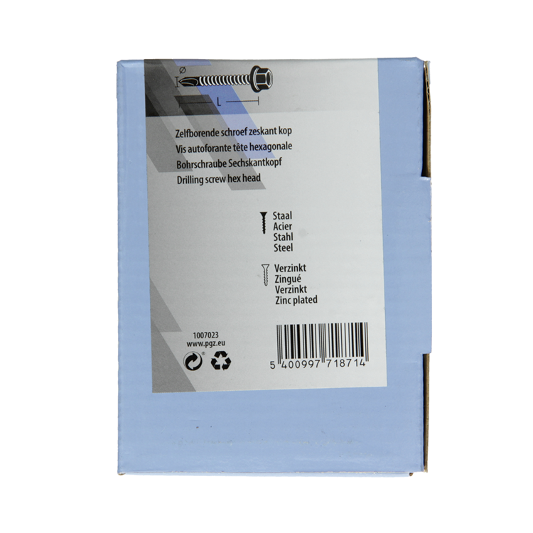 Mack 1007023 - tornillo hexagonal autoperforante 100 100 uds 4,8x32mm | 5 piezas