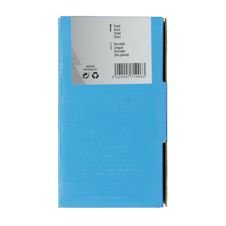 Mack 1007058 - perno madera + tuerca galvanizado 100 uds 8 x 30 mm | 2 piezas