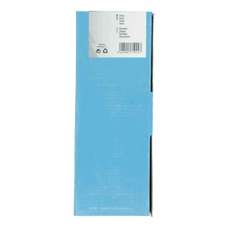 Mack 1007076 - perno macho + tuerca galvanizado 100 piezas 6 x 80 mm | 1 pieza