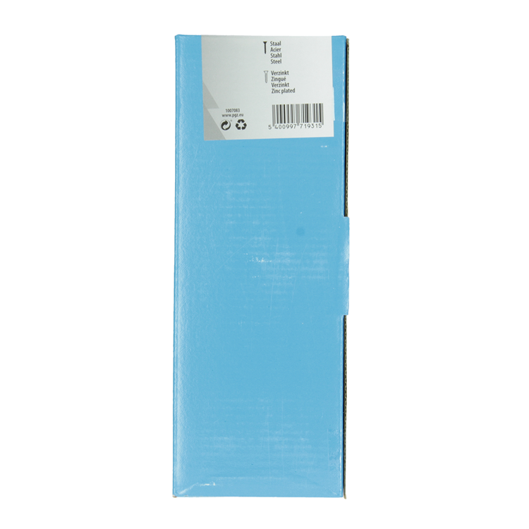 Mack 1007083 - perno macho + tuerca galvanizado 50 piezas 10 x 60 mm | 1 pieza
