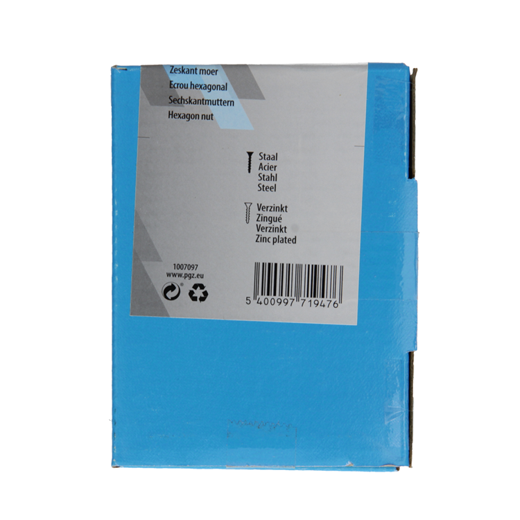 Mack 1007097 - tuercas hexagonales 200 uds m8 | 5 piezas