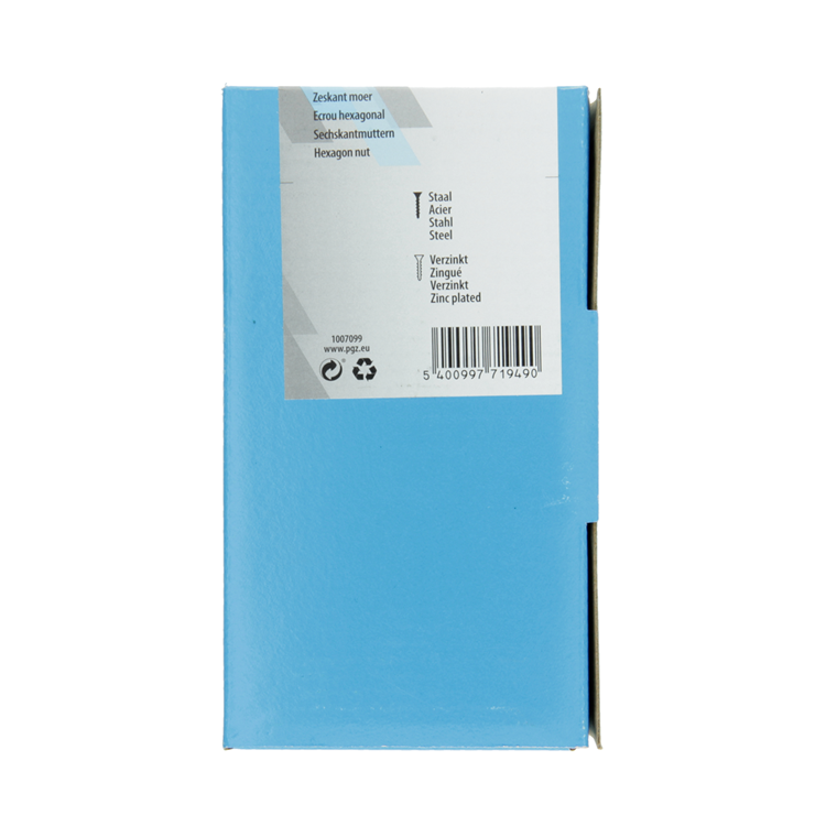 Mack 1007099 - tuercas hexagonales 100 uds m12 | 5 piezas