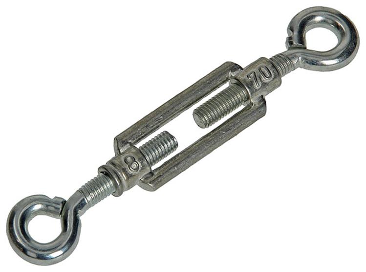 Mack 1008542 - 2 tensores 2 ojales m8 x 70mm galvanizados | 10 piezas