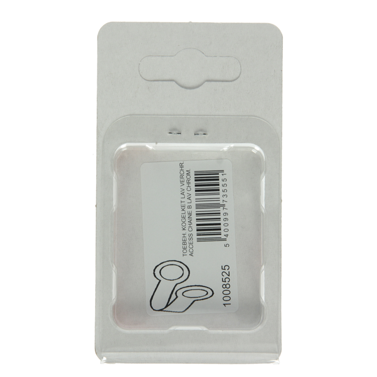 Mack 1008525 - accesorios fregadero cadena de bolas cromado k | 5 piezas